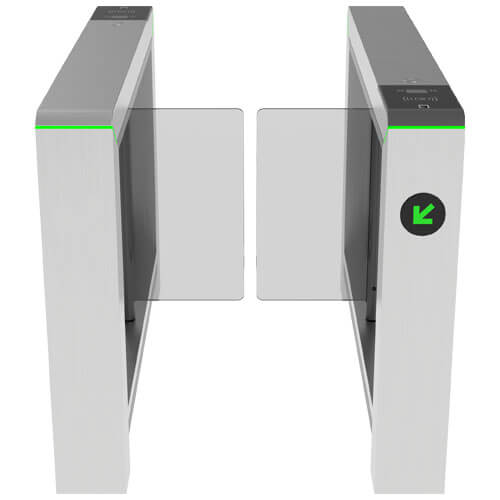 Catraca Flap ZKTeco para controle de acesso