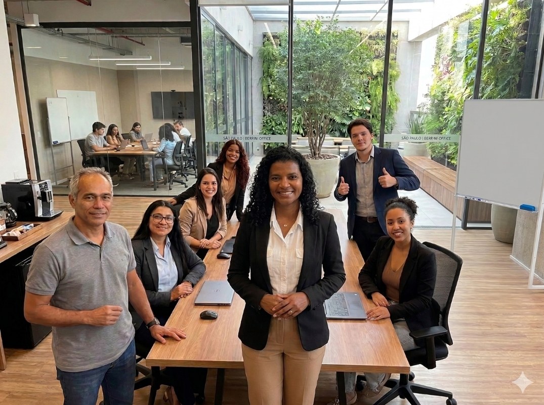 Equipe Fechaduras Combate em instalação de controle de acesso